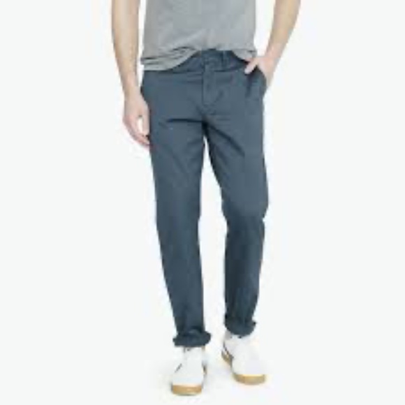 J Crew Flex Straight Black Men's Khakis - Picture 1 of 4
